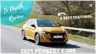 Peugeot e-208 review - the BEST electric car for under £30k?? (3 BEST FEATURES)