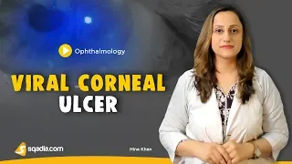 Viral Corneal Ulcer | Ophthalmology Online Lecture | Medical Student | V-Learning