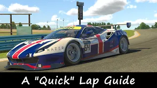 iRacing | Ferrari 488 GT3 Fixed Watkins Glen Boot "Quick" guide | Wide track, close racing!