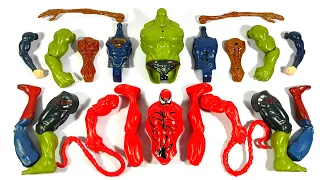 Assemble Toys Avengers, Venom Carnage vs Hulk Smash vs Siren Head vs Superman ~ Marvel Superhero