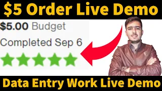 Data Entry Work Demo For Beginners on Freelancer.com Freelancing In 2022