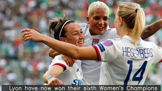 Lyon beat Barca 4-1 to win 4th consecutive Women's CL title