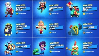 Brawl Stars • All Season 12 Skins Unlock Animation