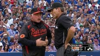 Showalter ejected for arguing strike three