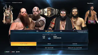 Indus Sher vs The Viking Raiders | NXT Tag Team Championships