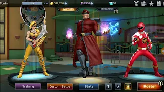 Power Rangers Legacy Wars: Bison + Scorpina and Dino Thunder Red Assist