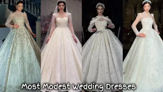 Most Modest Church Wedding Dresses in 2024 Most Beautiful Wedding Dresses Ballgown Wedding Dresses