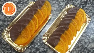 🍊 Delicious Candied Oranges sliced with chocolate!!!🍊|| Feather Sweets