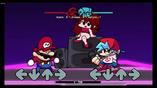 Friday Night Funky V.S Speedrunner Mario - Speed Demon Parallel & Mariovania -