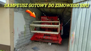 Koniec żniw 2023/ostatni wyjazd Sampo 360 vel Sampuś /czyszczenie i przygotowanie do zimowania