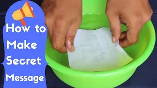 Surprise Tricks | How to Create Secret Message - Easy Way |  How to make Secret Letter | Paper Magic