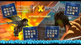 Aot summons on 7ds grand cross was cooking?