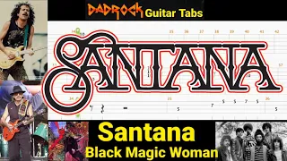Black Magic Woman - Santana - Guitar + Bass TABS Lesson