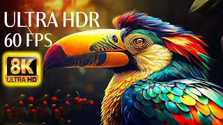 8K HDR 60FPS Dolby Vision - BEAUTY OF ANIMALS 8K ULTRA HD (60FPS HDR10+)