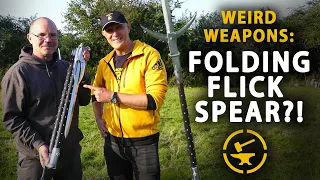 Weird weapons - FOLDING FLICK SPEAR?!