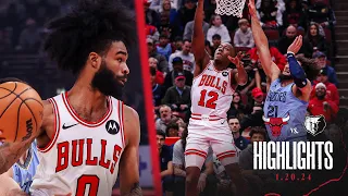 HIGHLIGHTS: Chicago Bulls take down the Grizzlies 125-96