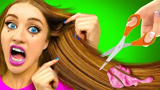 Beauty Problems with LONG HAIR - Make Up, Long Nails and Hair by La La Life Gold