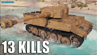 13 фрагов за 8 минут ✅ World of Tanks Tiger 131
