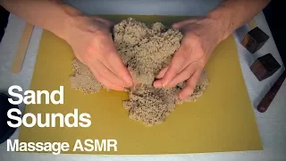 ASMR Creating Shapes with Kinetic Sand - Whispering Ear to Ear