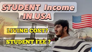 INTERNATIONAL STUDENT INCOME IN USA🇺🇸 | STUDENT LIFE | DAILY VLOG