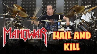 MANOWAR Hail and kill  drum cover by stamatis kekes