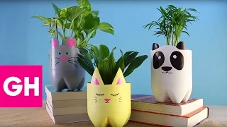 How to Make DIY Animal Planters Out Of Trash | GH