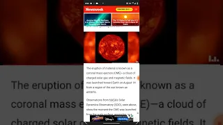 *signs in heaven* dark plasma eruption from sun headed to earth (Shamar Ahmath)