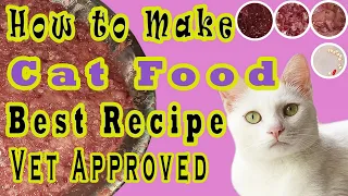 Healthy and Tasty: Homemade Cat Food How-To Make Cat Food at Home  | Taurine supplement Added