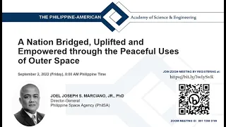 PAASE Webinar: A Nation Bridged, Uplifted and Empowered through the Peaceful Uses of Outer Space