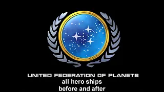 Star Trek Hero Ships before and after. 3 2 1 go!!!!