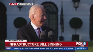 Biden Signs $1 Trillion Infrastructure Bill