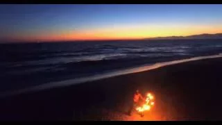 Fire Dancing on the Beach