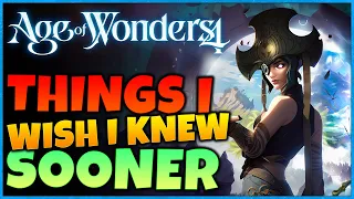 10 Things I wish I Knew Starting Out In Age Of Wonders 4
