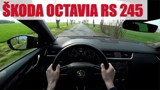 2018 Skoda Octavia RS 245, 4K POV TEST: Static, drive, acceleration (CZECH)