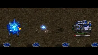StarCraft - Dragoon VS Siege Tank (one on one)