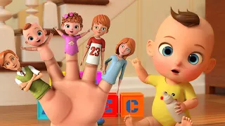 The Finger Family Song + Wheels On The Bus Go Round and Round | CoComo Studio