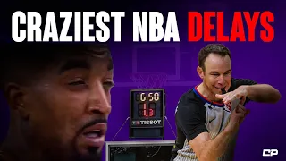 3 CRAZIEST Delays In NBA Games 😲 | Clutch #Shorts