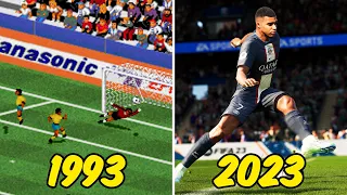 Evolution of FIFA Games 1993 - 2023