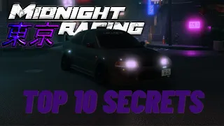 These 10 SECRETS Will BLOW Your Mind!! | Midnight Racing: Tokyo