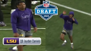 EVERY THROW: Jayden Daniels FULL NFL Pro Day Debut 🎯 [2024] “AIRS OUT THE FIELD”