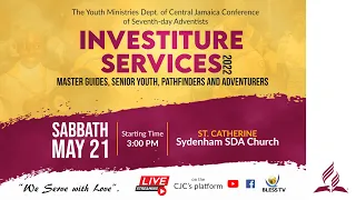 Sab., May 21, 2022 | CJC Online Church | Sydenham SDA Church | Investiture Service | 3:30 PM