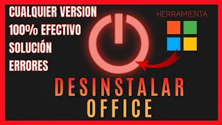 ⛔ Desinstalar Office por completo - Reparación de errores y borrado total ✅