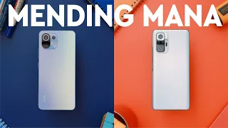 MENDING MANA?? Mi 11 Lite vs Redmi Note 10 Pro