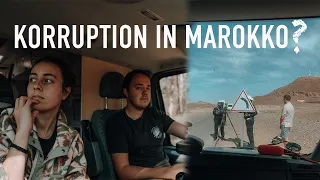 POLIZEI in Marokko zieht uns raus | Mit dem Wohnmobil durch Marokko | Vanlife in  Marokko (2023)