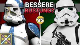 KLONE oder STURMTRUPPEN - Welche RÜSTUNG ist besser? - STAR WARS