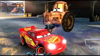 Frank's Farm Tractor Tipping Lightning McQueen and Many Characters From The Movie Cars 3