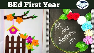 Art and aesthetics file || Art and craft file || BEd first year || BEd Grid