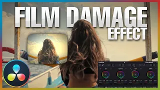 How to create Film Damage Effect in Davinci Resolve ?