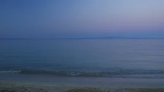 Halkidiki just Before the Sunset. Soothing Sea Waves Sounds for Relaxation, Deep Sleep or Destress