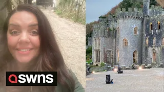 UK mum bypasses SIX security checkpoints to sneak into 'I'm A Celeb' castle | SWNS